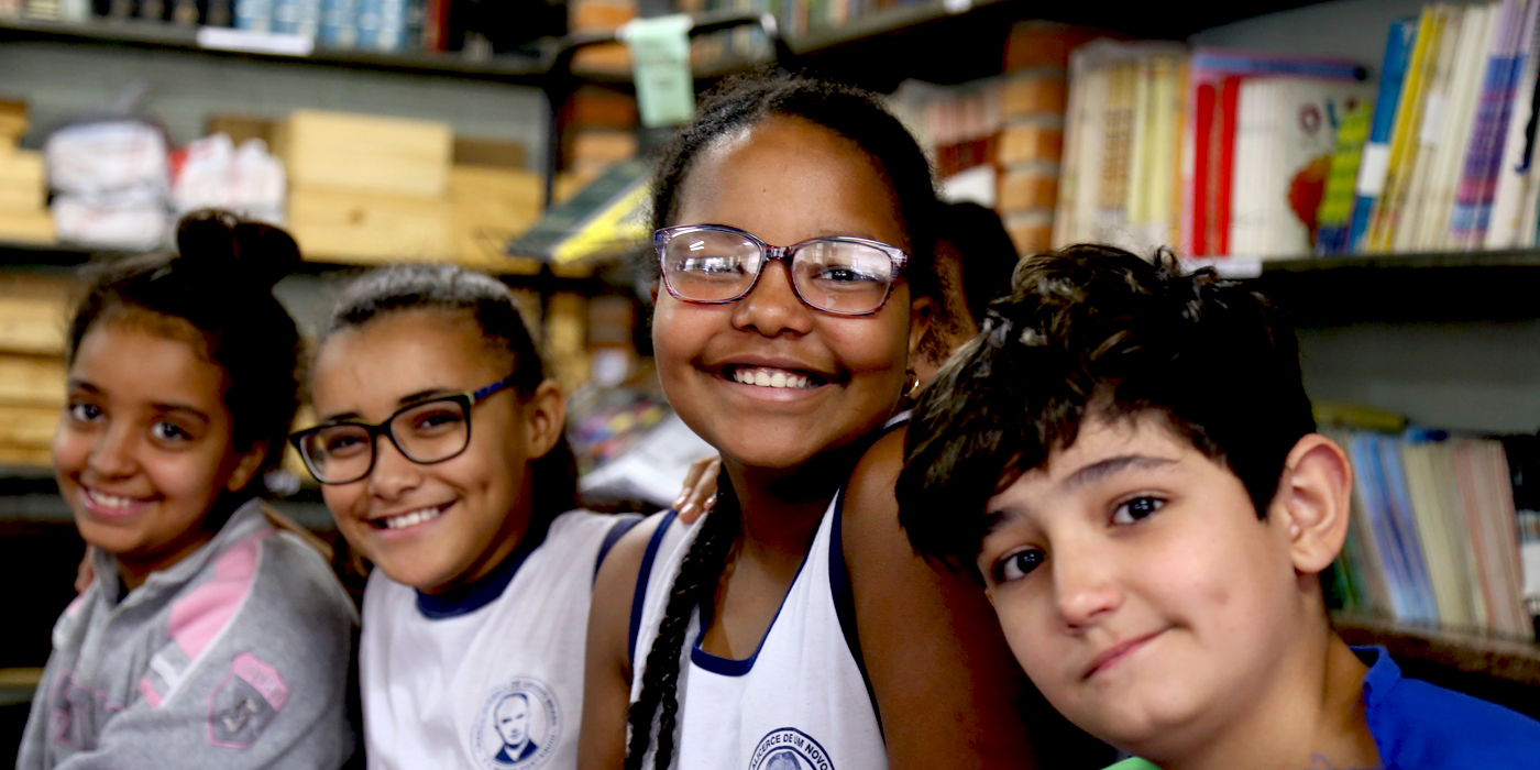 A equipe do TCEMG conversou com os alunos do 5º ano (Foto: Thiago Rios Gomes)